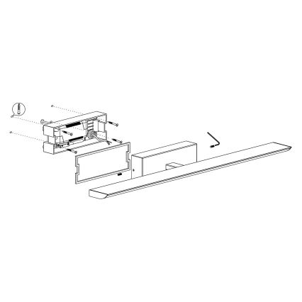 Eglo - LED RGBW Stmívatelné koupelnové osvětlení zrcadla 21,5W/230V IP44 ZigBee