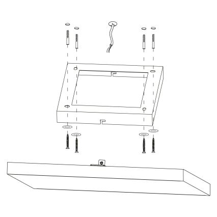 Eglo - LED RGBW Stmívatelné stropní svítidlo LED/16W/230V ZigBee