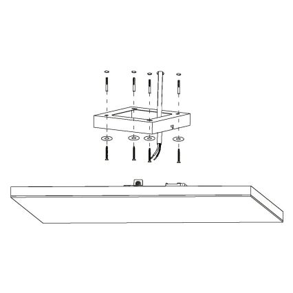 Eglo - LED RGBW Stmívatelné stropní svítidlo LED/32,4W/230V ZigBee