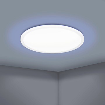 Eglo 900086 - LED RGBW Stmívatelné stropní svítidlo ROVITO-Z LED/14,6W/230V 2700-6500K pr. 29,5 cm bílá