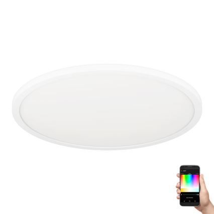 Eglo - LED RGBW Stmívatelné stropní svítidlo LED/16,5W/230V bílá ZigBee