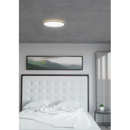 Eglo - LED RGBW Stmívatelné stropní svítidlo LED/16,5W/230V černá ZigBee