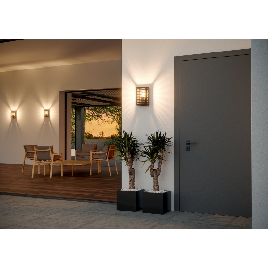 Eglo - Venkovní nástěnné svítidlo 1xE27/60W/230V IP44