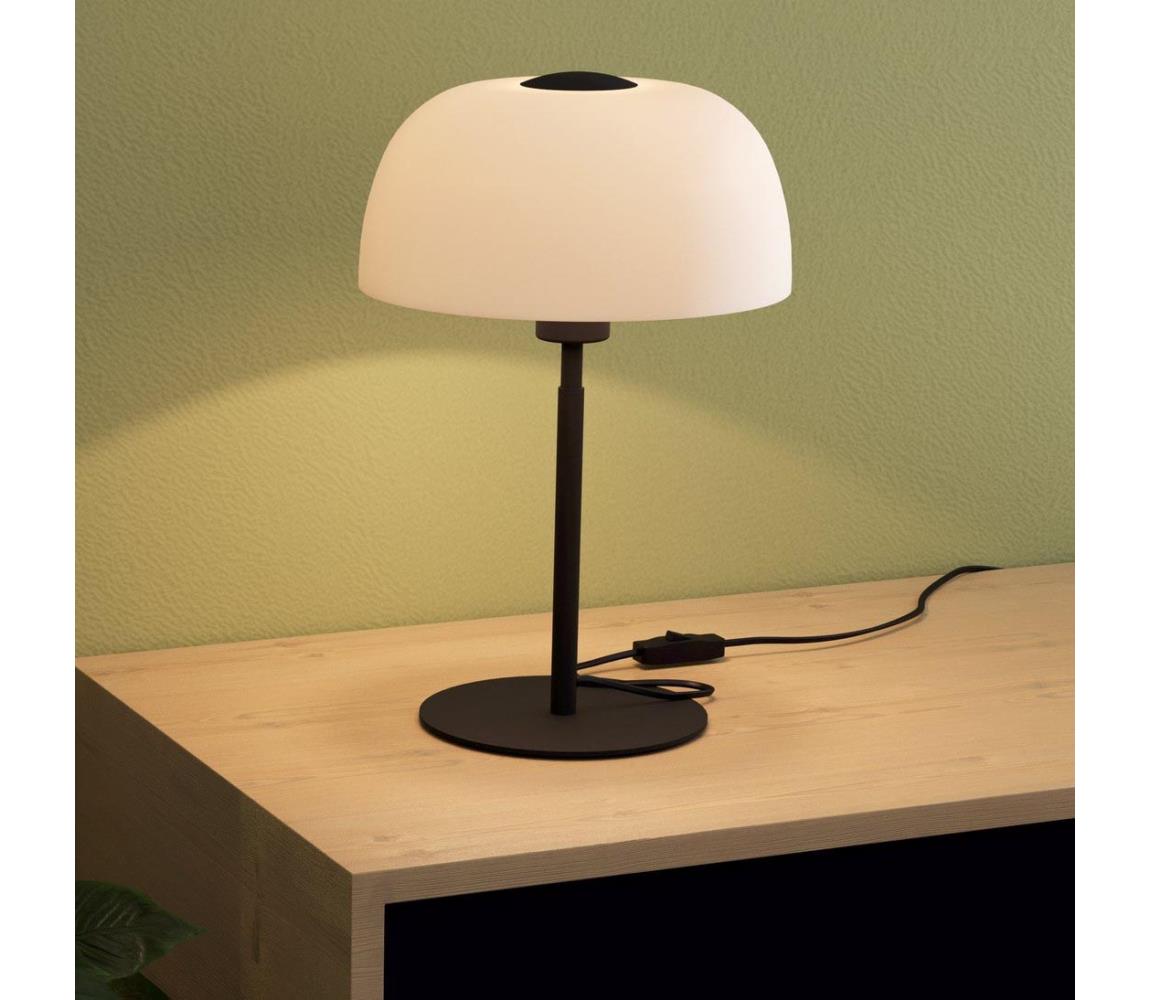 Eglo Eglo 900142 - Stolní lampa SOLO 1xE27/40W/230V černá/bílá 