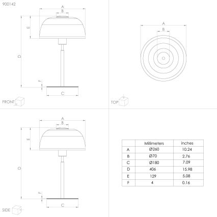 Eglo - Stolní lampa 1xE27/40W/230V černá/bílá