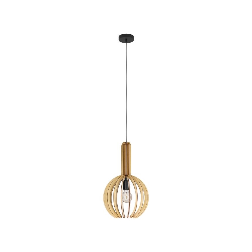Eglo - Lustr na lanku 1xE27/40W/230V pr. 31 cm béžová