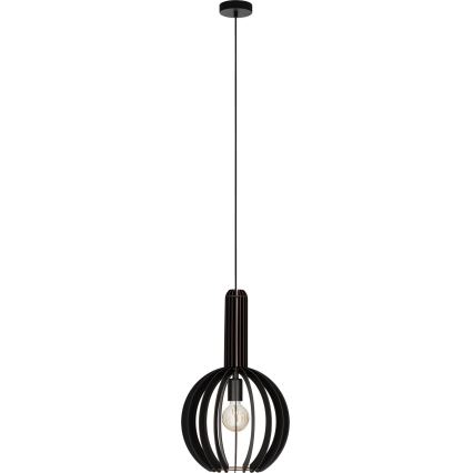 Eglo - Lustr na lanku 1xE27/40W/230V pr. 31 cm černá