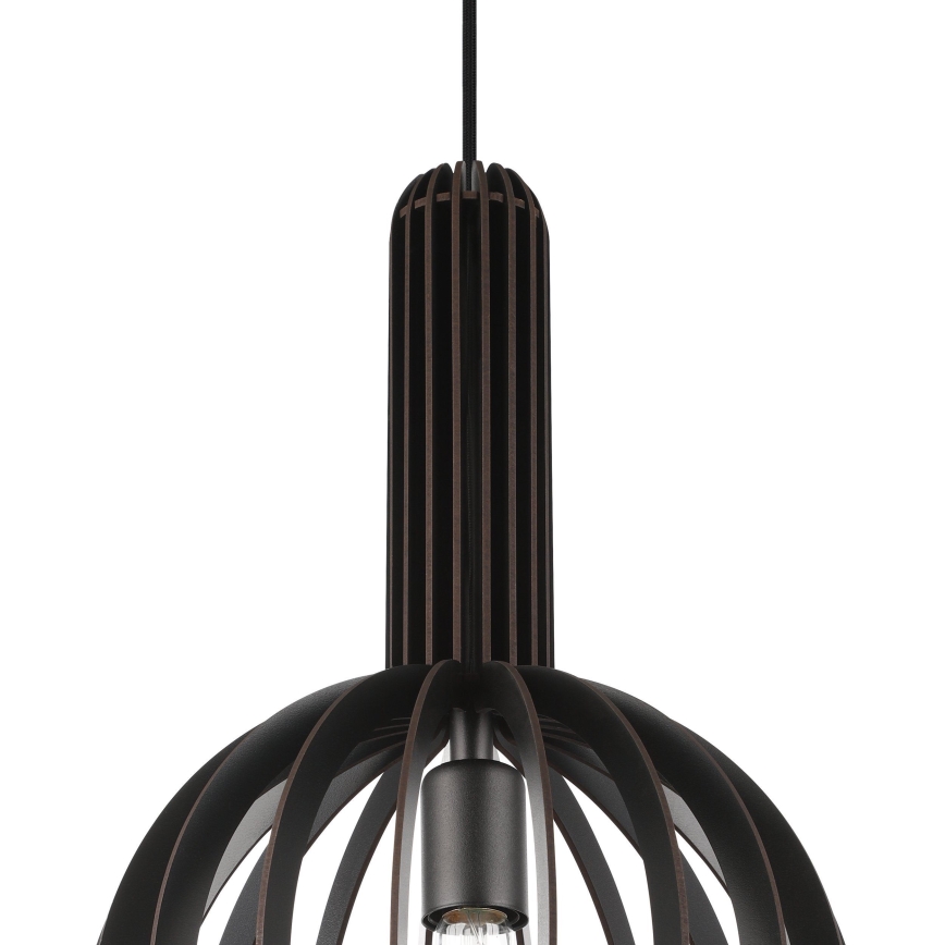 Eglo - Lustr na lanku 1xE27/40W/230V pr. 31 cm černá