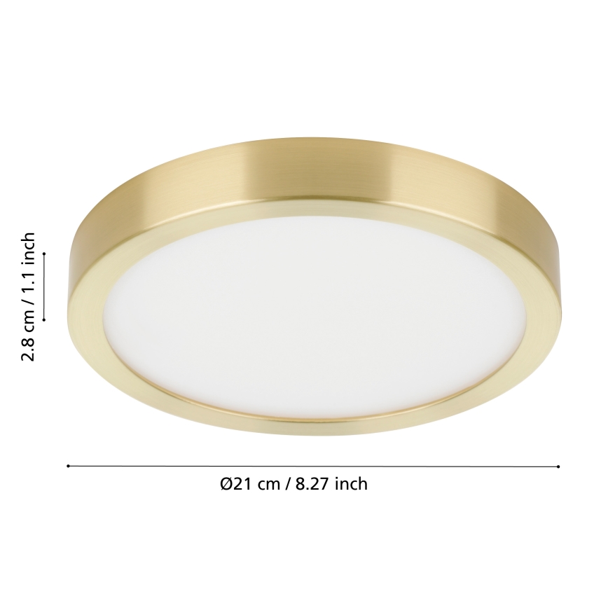 Eglo - LED Stropní svítidlo LED/17W/230V pr. 21 cm