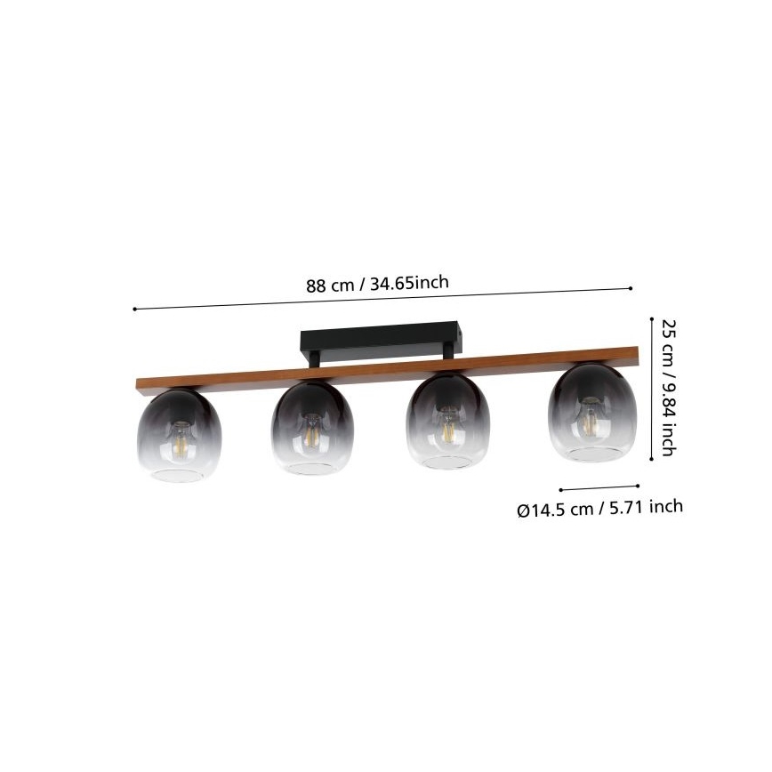 Eglo - Přisazený lustr 4xE27/40W/230V