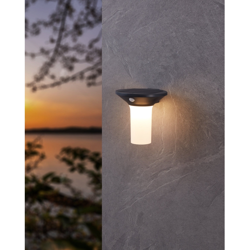 Eglo - LED Venkovní solární svítidlo se senzorem 6xLED/0,03W/3,7V IP44