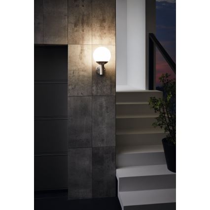 Eglo - LED RGB Stmívatelné venkovní nástěnné svítidlo E27/9W/230V 2700-6500K IP44
