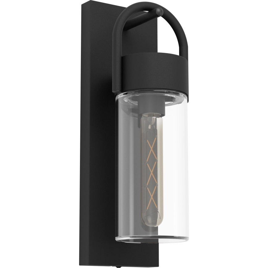 Eglo - Venkovní nástěnné svítidlo 1xE27/28W/230V iP44 černá