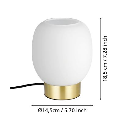 Eglo - Stolní lampa 1xE27/40W/230V