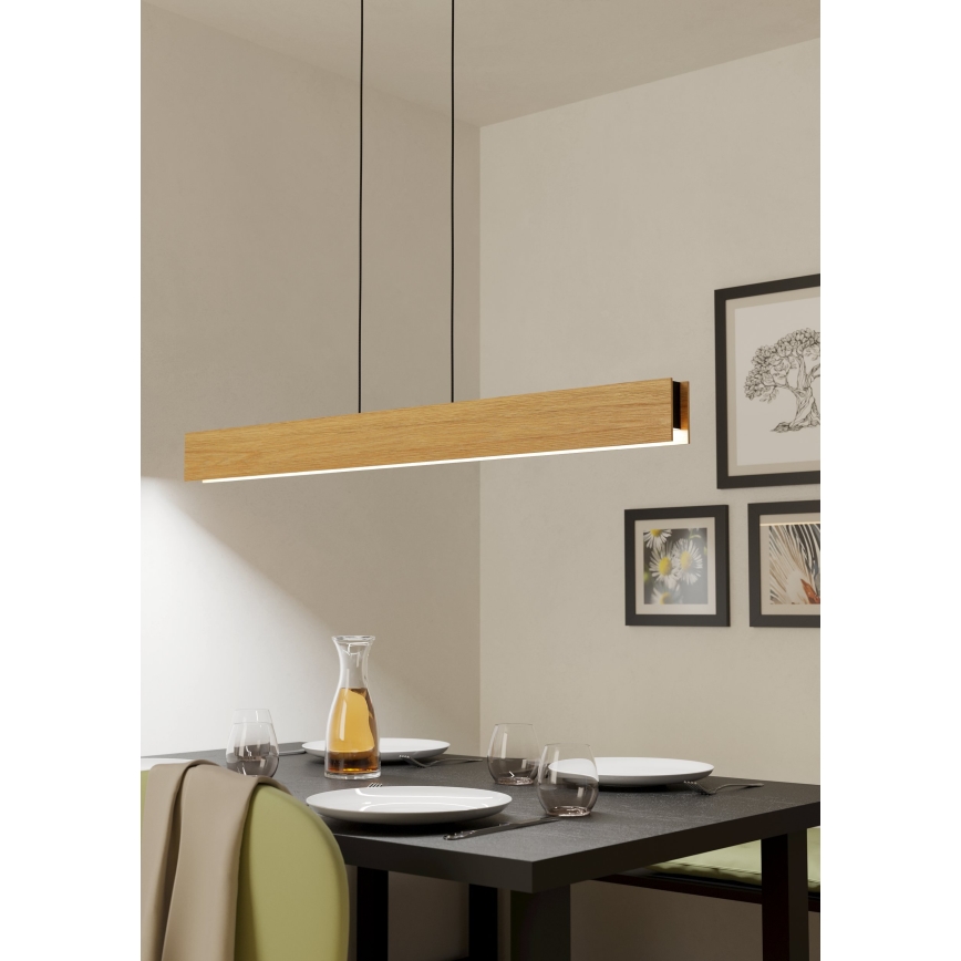 Eglo - LED RGBW Stmívatelný lustr na lanku LED/35W/230V 2700-6500K