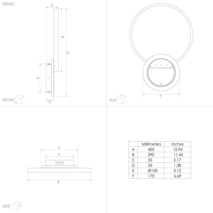 Eglo - LED Stmívatelné stropní svítidlo LED/15W/230V černá + dálkové ovládání