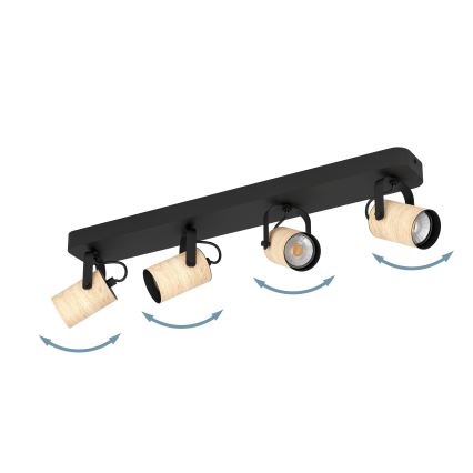 Eglo - LED Bodové svítidlo 4xGU10/3W/230V
