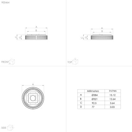 Eglo - LED Stropní svítidlo LED/24W/230V