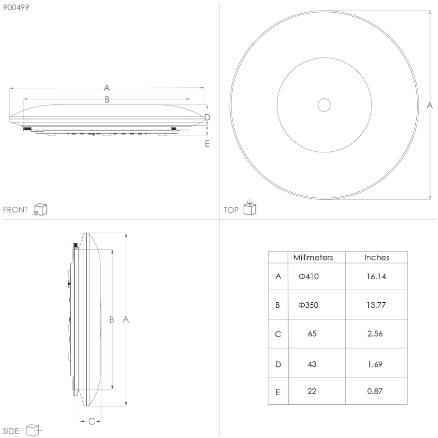 Eglo - LED Stropní svítidlo LED/19,5W/230V