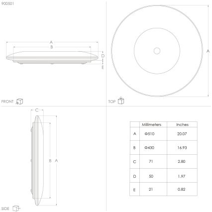 Eglo - LED Stropní svítidlo LED/30,8W/230V