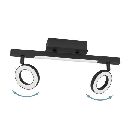 Eglo - LED Bodové svítidlo 2xLED/3,2W/230V + LED/3,3W