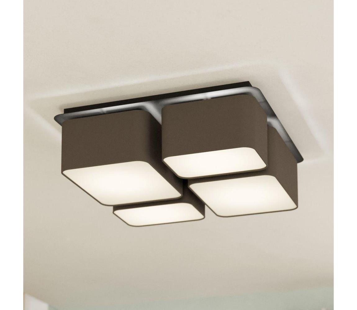 Eglo 900524 - Stropní svítidlo MORDAZO 4xE27/28W/230V 900524 Šedá