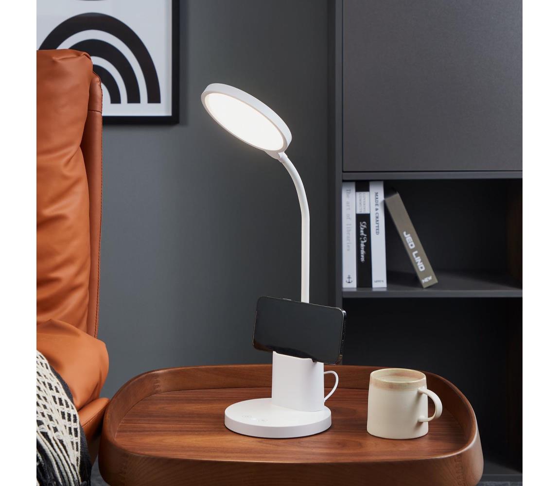 Eglo Eglo 900529 - LED Stmívatelná stolní lampa BROLINI LED/2,1W/5V 1500 mAh bílá EG900529