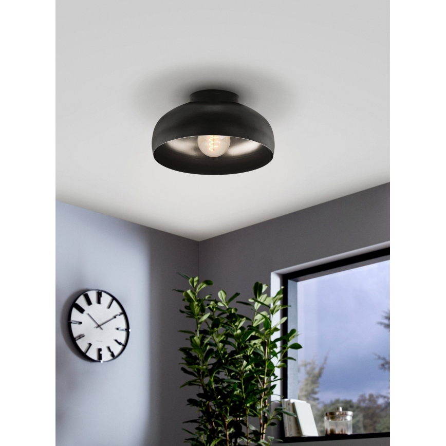 Eglo - Stropní svítidlo 1xE27/40W/230V černá