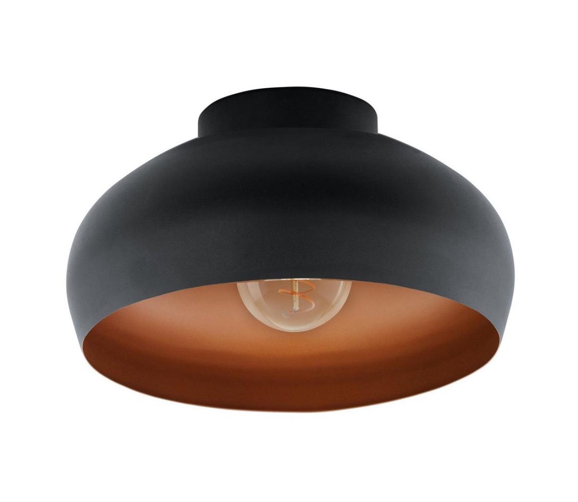 Eglo Eglo 900555 - Stropní svítidlo MOGANO 1xE27/40W/230V černá/měděná EG900555