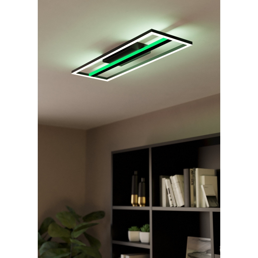 Eglo - LED RGBW Stmívatelné stropní svítidlo LED/21W/230V 3000-6500K