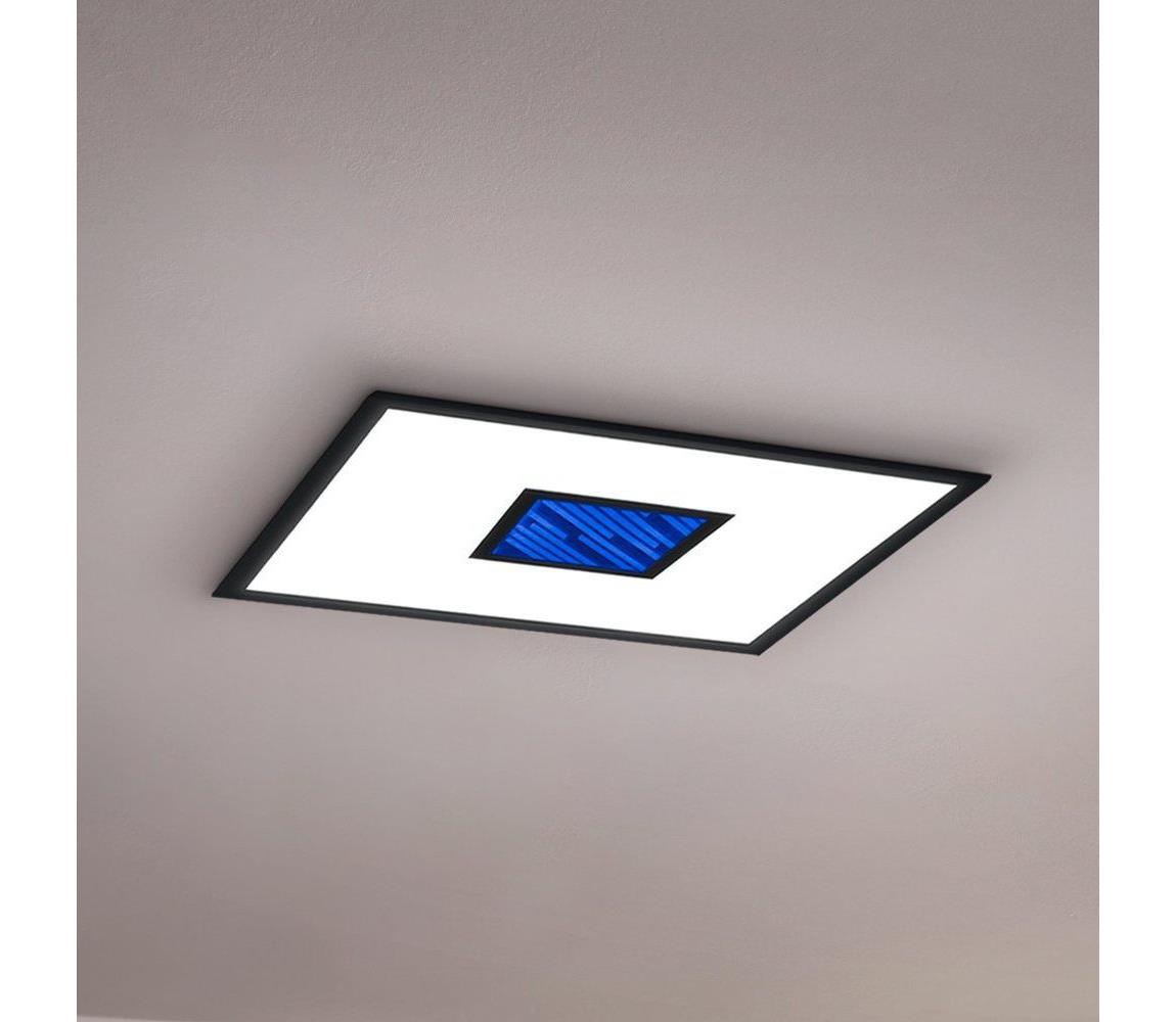Eglo 900572 - LED RGBW Stmívatelné stropní svítidlo BORDONARA LED/36W/230V + DO 900572 Černá