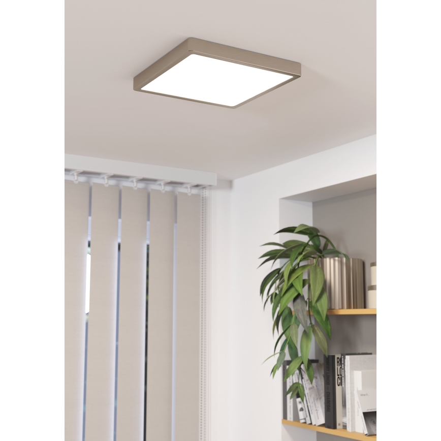 Eglo - LED Stmívatelné stropní svítidlo LED/20,5W/230V matný chrom