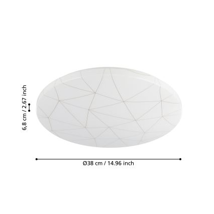 Eglo - LED Stropní svítidlo LED/19,5W/230V