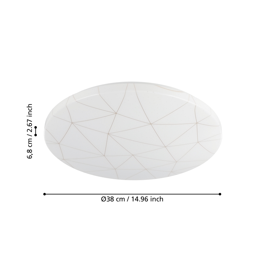 Eglo - LED Stropní svítidlo LED/19,5W/230V