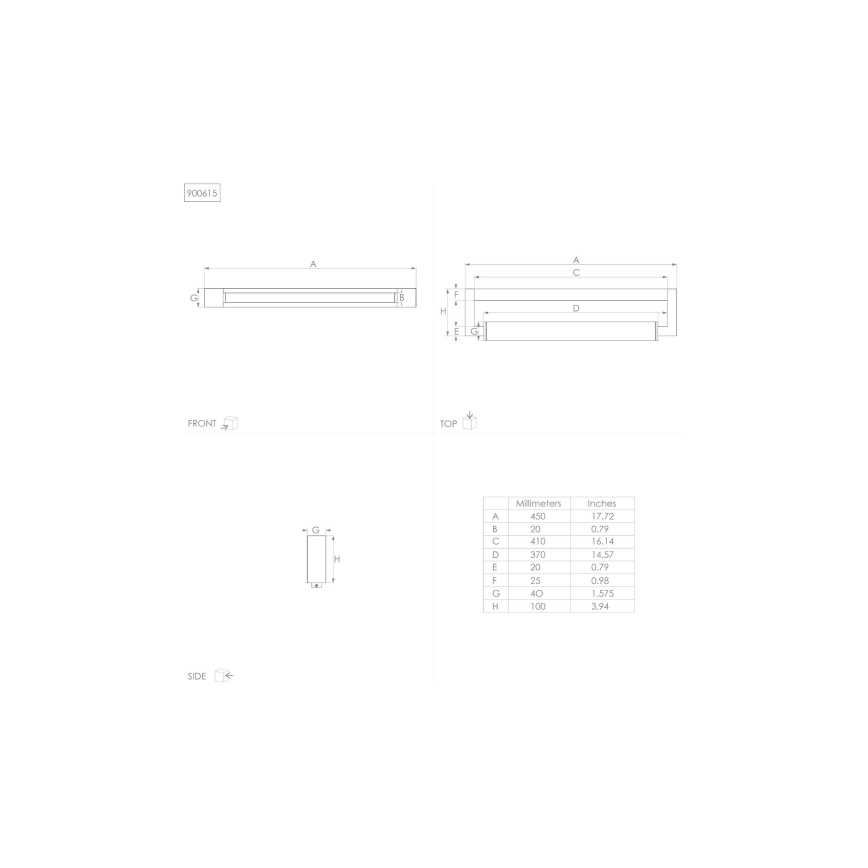 Eglo - LED Koupelnové osvětlení zrcadla LED/8,9W/230V IP44