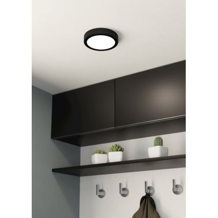 Eglo - LED Koupelnové stropní svítidlo LED/11W/230V IP44 černá