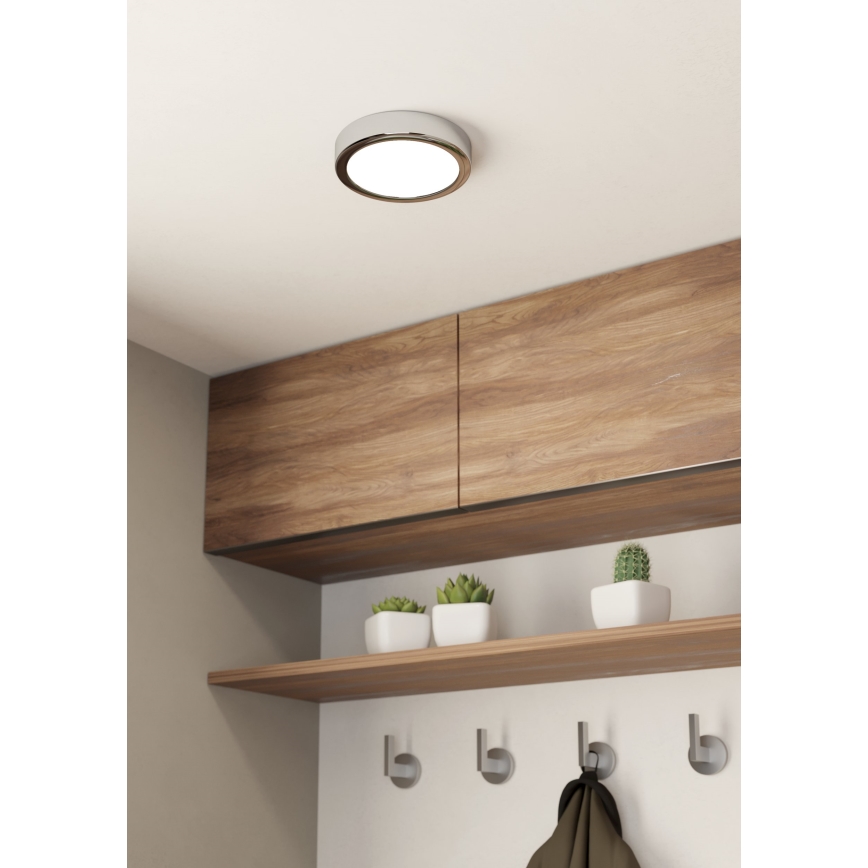 Eglo - LED Koupelnové stropní svítidlo LED/11W/230V IP44 lesklý chrom