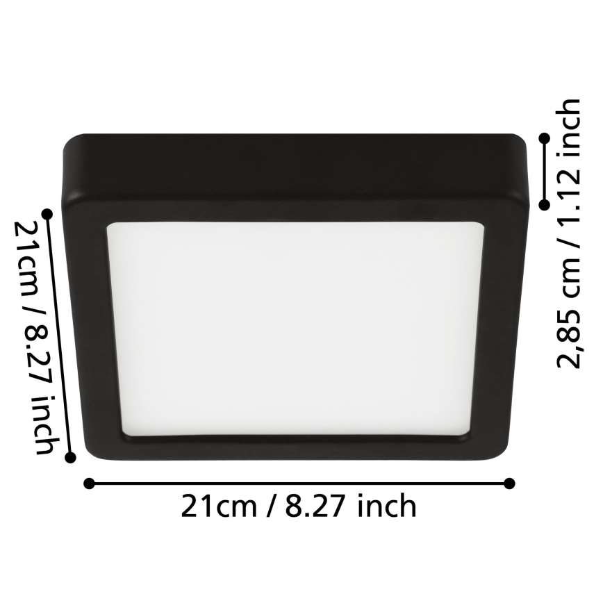 Eglo - LED Koupelnové stropní svítidlo LED/17W/230V IP44 lesklý chrom