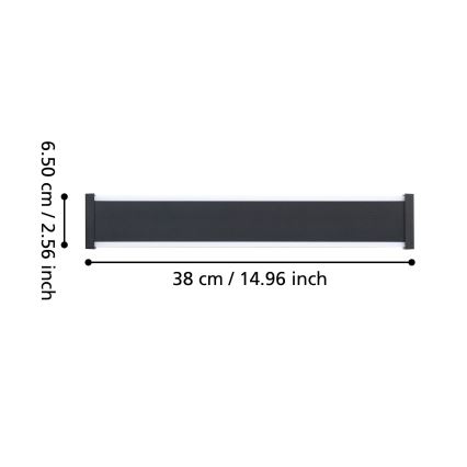 Eglo - LED Venkovní nástěnné svítidlo 2xLED/3,7W/230V 3000K IP55