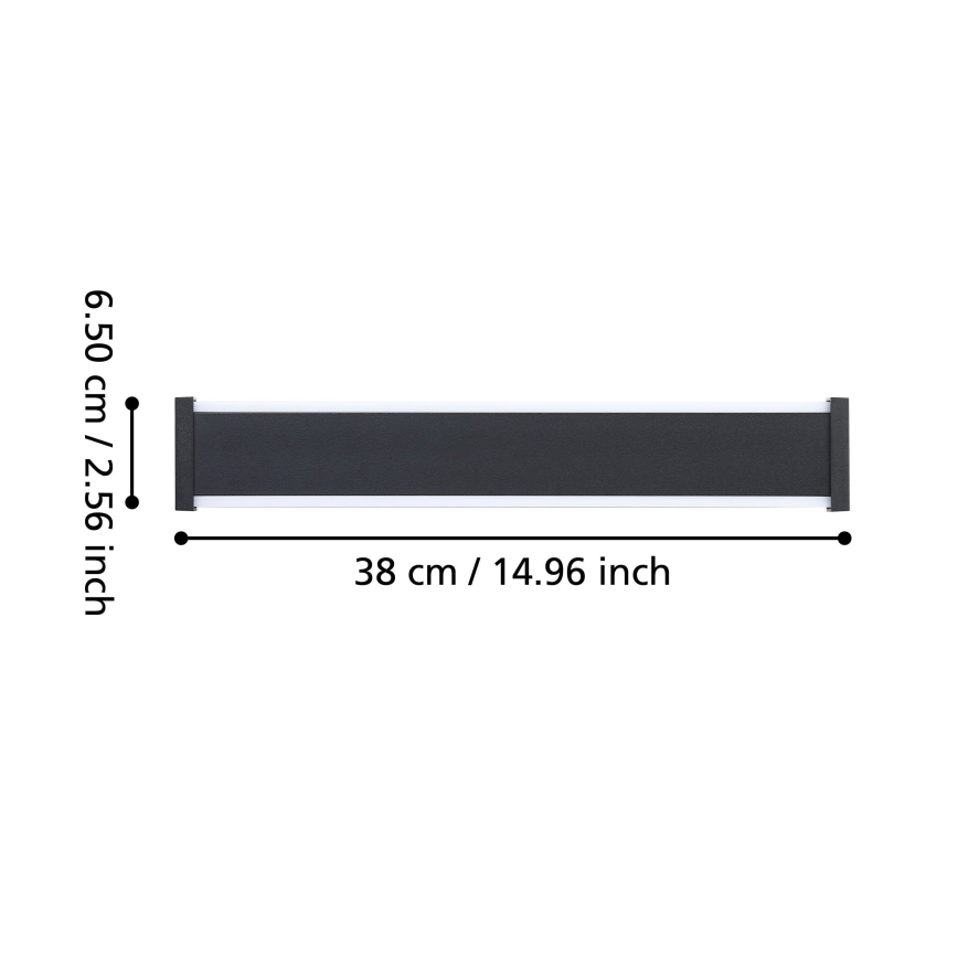 Eglo - LED Venkovní nástěnné svítidlo 2xLED/3,7W/230V 3000K IP55