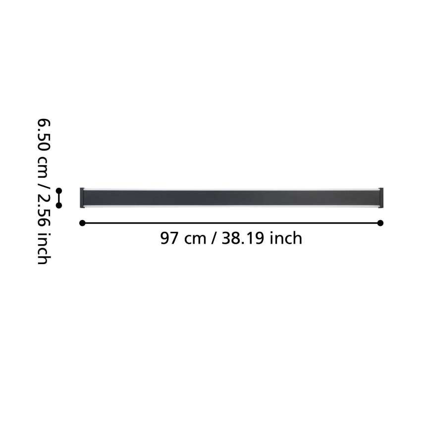 Eglo - LED Venkovní nástěnné svítidlo 2xLED/11W/230V 3000K IP55