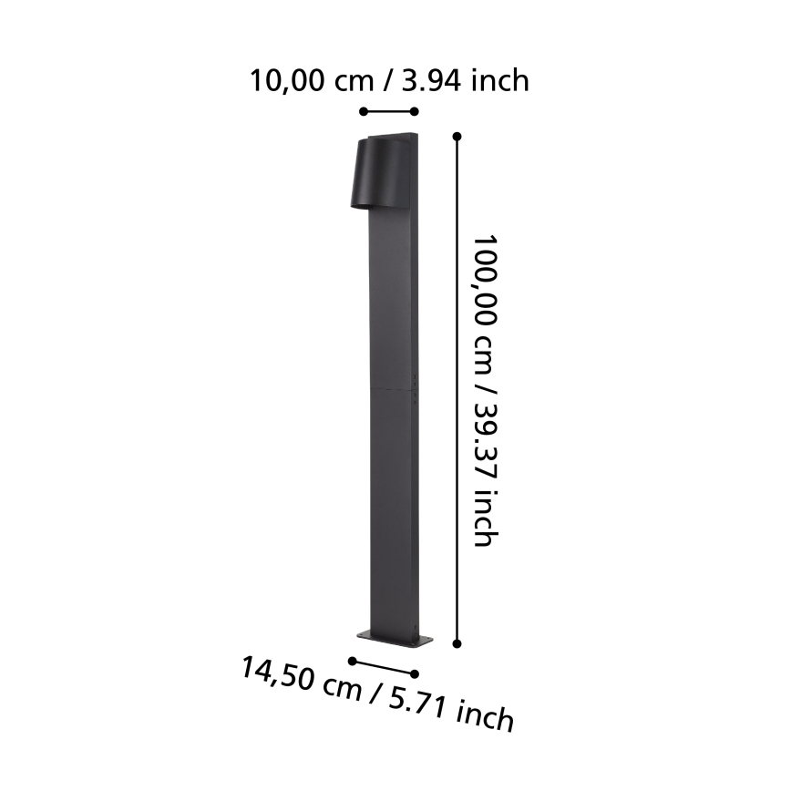 Eglo - LED Venkovní lampa 1xGU10/4,6W/230V IP54