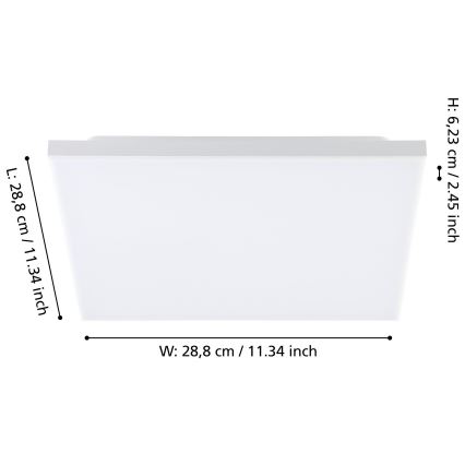 Eglo - LED Stropní svítidlo LED/10,8W/230V