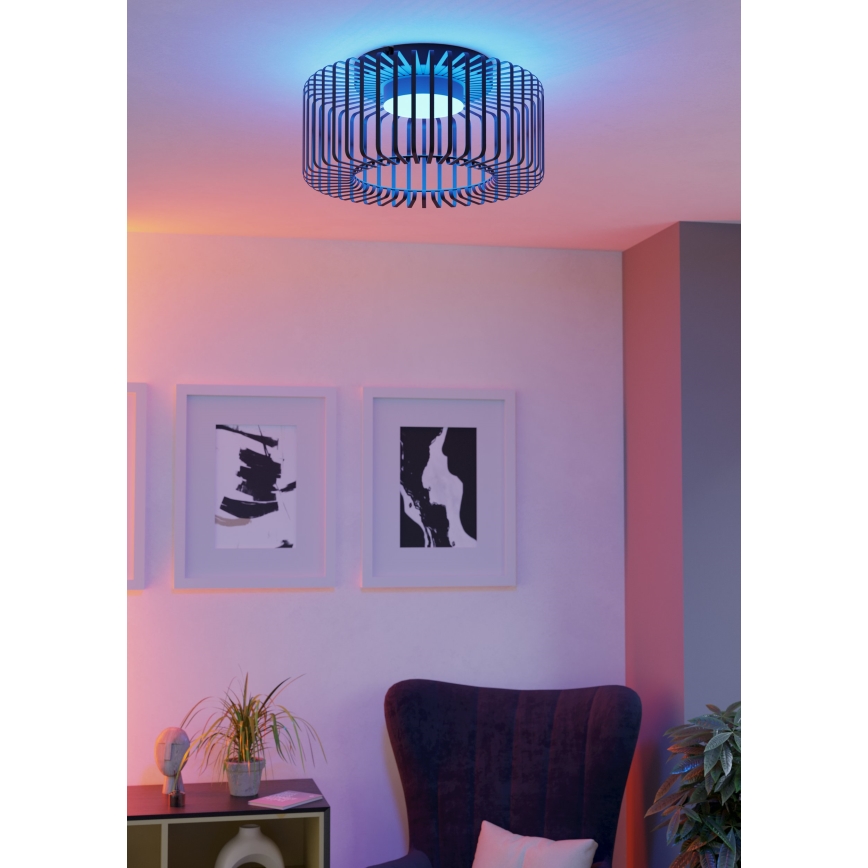 Eglo - LED RGBW Stmívatelné stropní svítidlo LED/22W/230V 2700-6500K