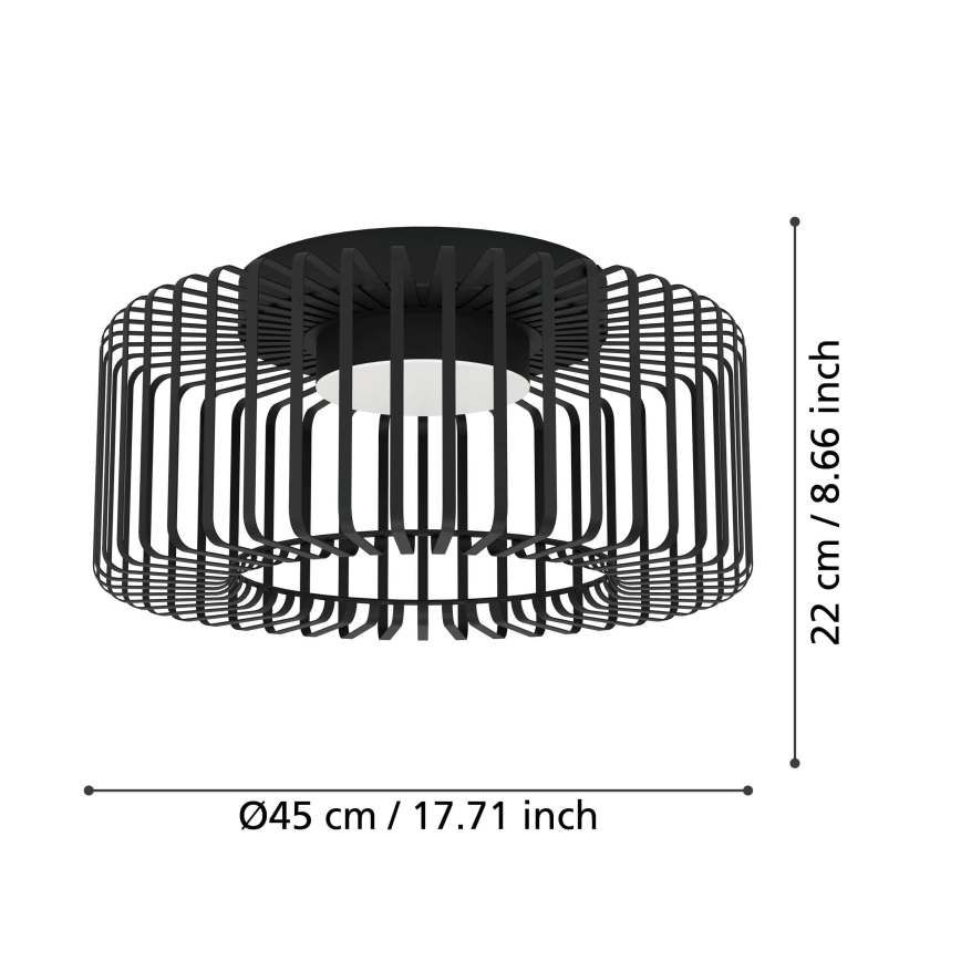 Eglo - LED RGBW Stmívatelné stropní svítidlo LED/22W/230V 2700-6500K