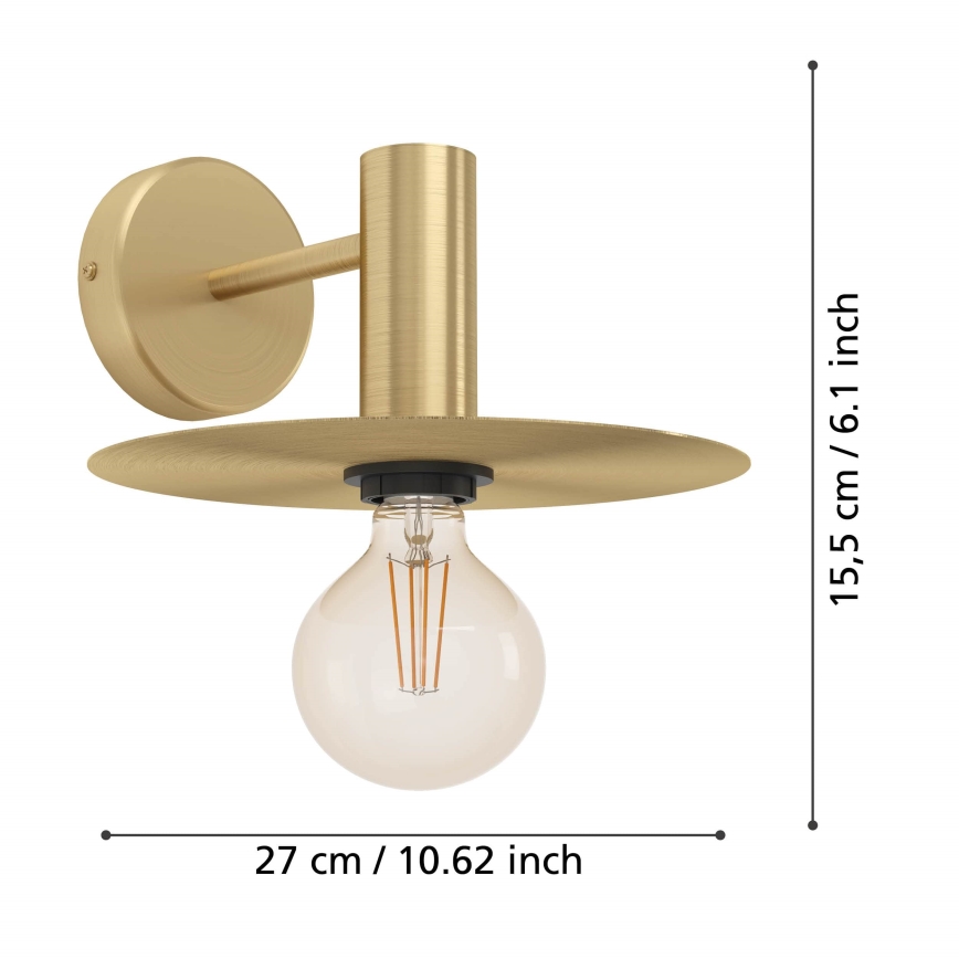 Eglo - Nástěnné svítidlo 1xE27/40W/230V