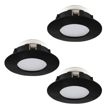 Eglo - SADA 3x LED Koupelnové podhledové svítidlo PINEDA LED/4,9W/230V IP44
