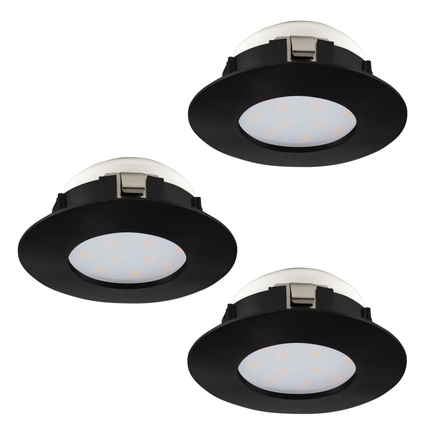 Eglo - SADA 3x LED Koupelnové podhledové svítidlo PINEDA LED/4,9W/230V IP44