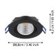 Eglo - SADA 3x LED Stmívatelné podhledové svítidlo SALICETO LED/6W/230V