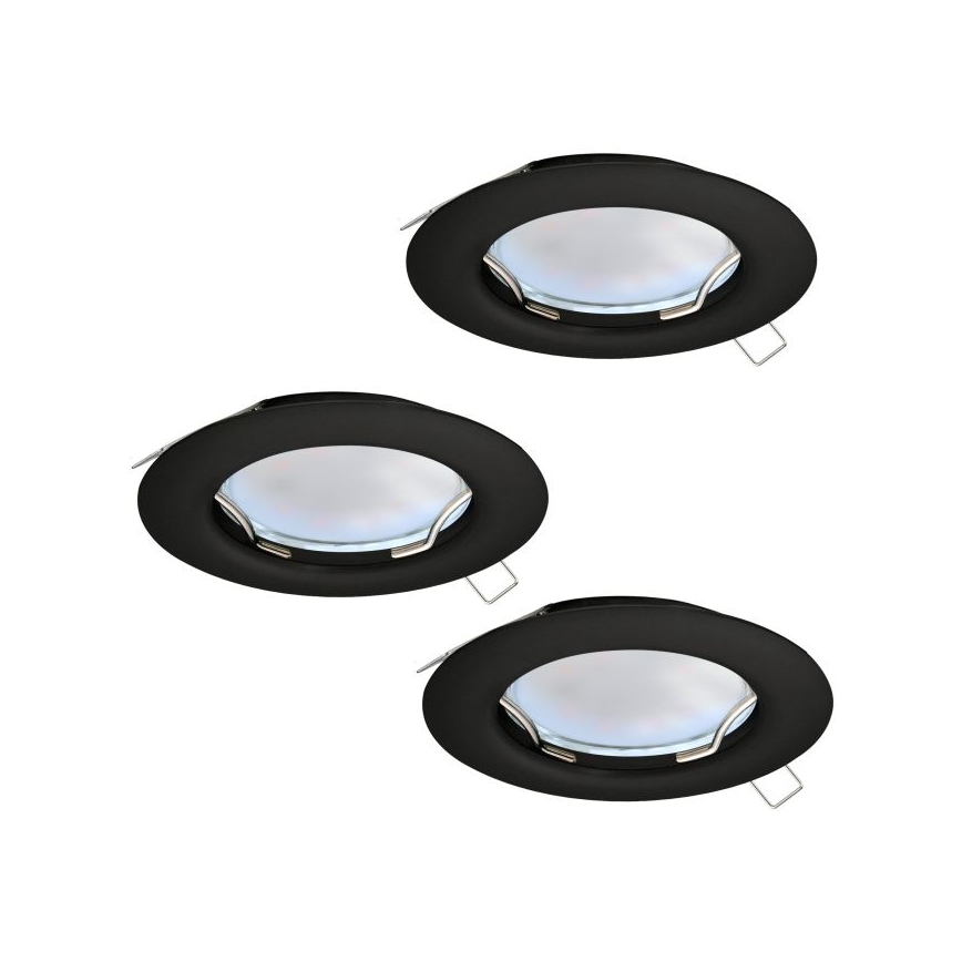 Eglo - SADA 3x LED Podhledové svítidlo PENETO 1xGU10/2,8W/230V
